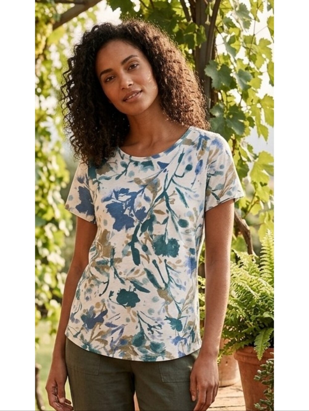 Sonoma The Everyday Tee Multicolor Size M